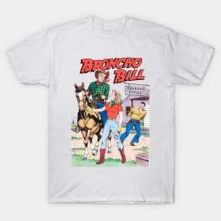 Broncho Bill Prisoner Cowboy Western Retro Comic T-Shirt